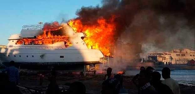 Опять в Египте пожар на пассажирском теплоходе